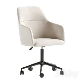 Asher Upholstered Swivel Desk Chair